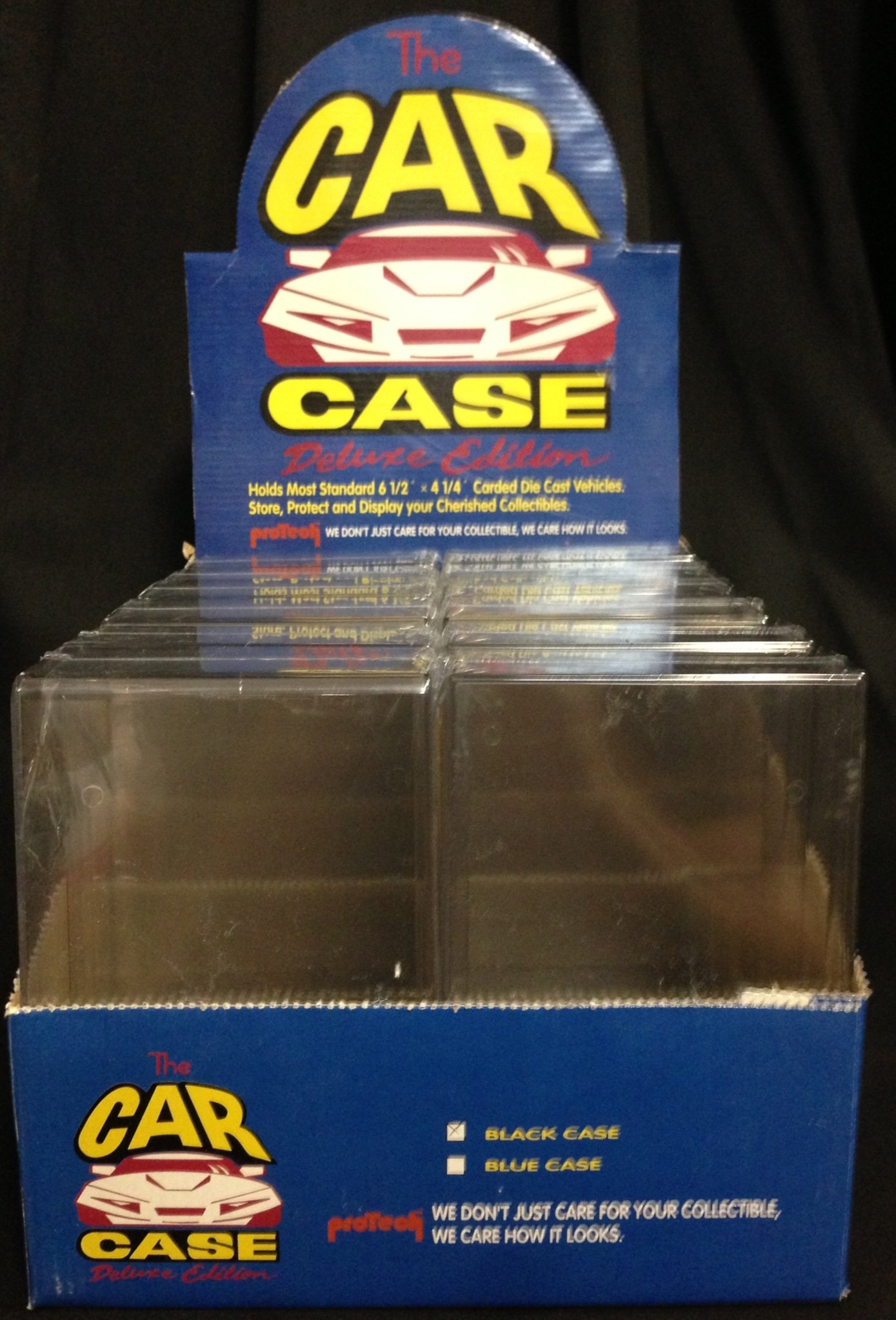 Protech Deluxe Car Display Case for Mattel Hot Wheels & Matchbox - Set of 12 | Perfect for Collectors, Toy Storage & Showcase Display