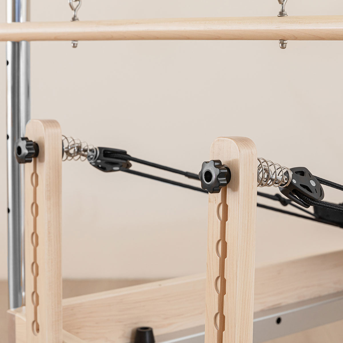 Premium Contour Cadillac Pilates Reformer with Full Trapeze Table - Professional Home Gym Equipment for Strength Training & Rehabilitation (Black) - Perfect for Pilates Studios, Physical Therapy & Home Workouts