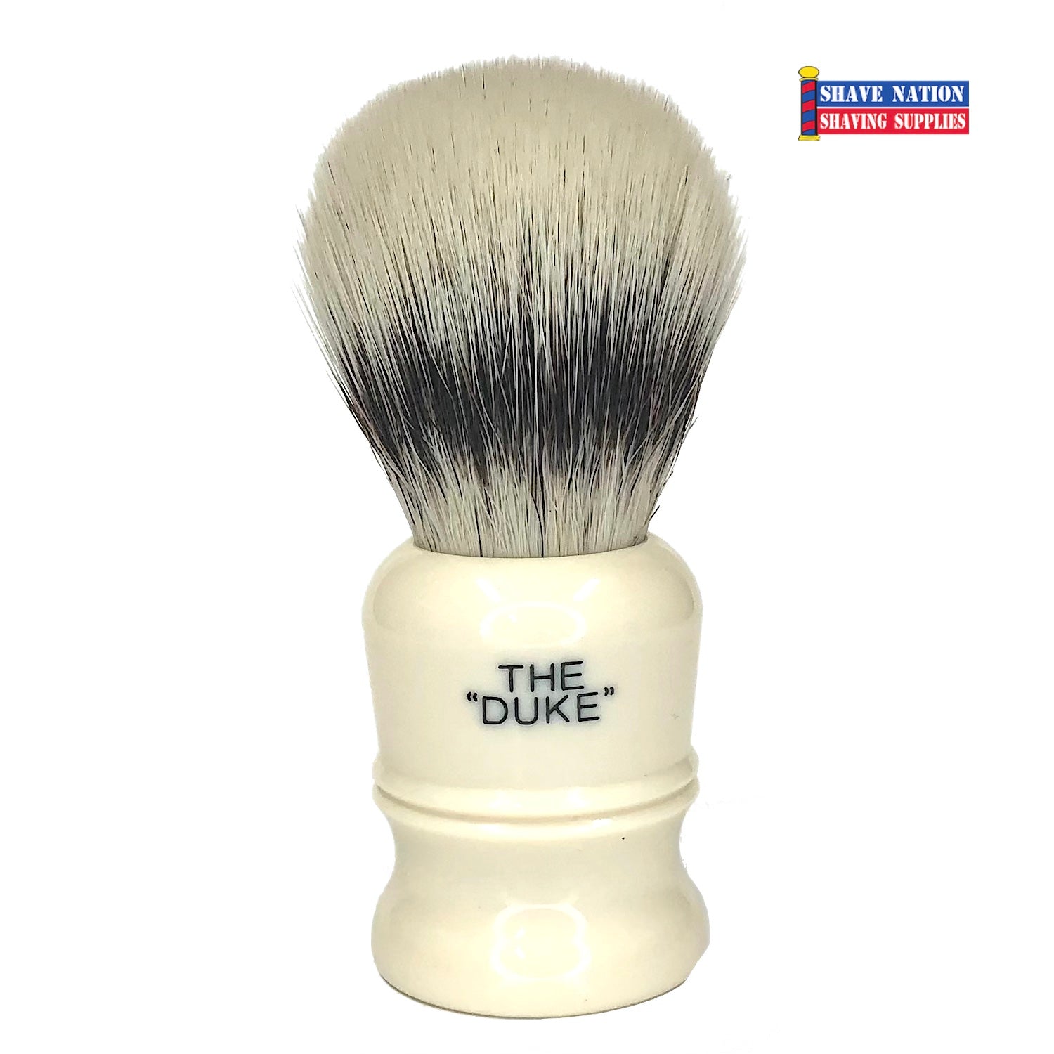 Simpsons Duke D3 Synthetic Shaving Brush DS3 - Premium Wet Shaving Tool for Men's Grooming & Barber Shop Use