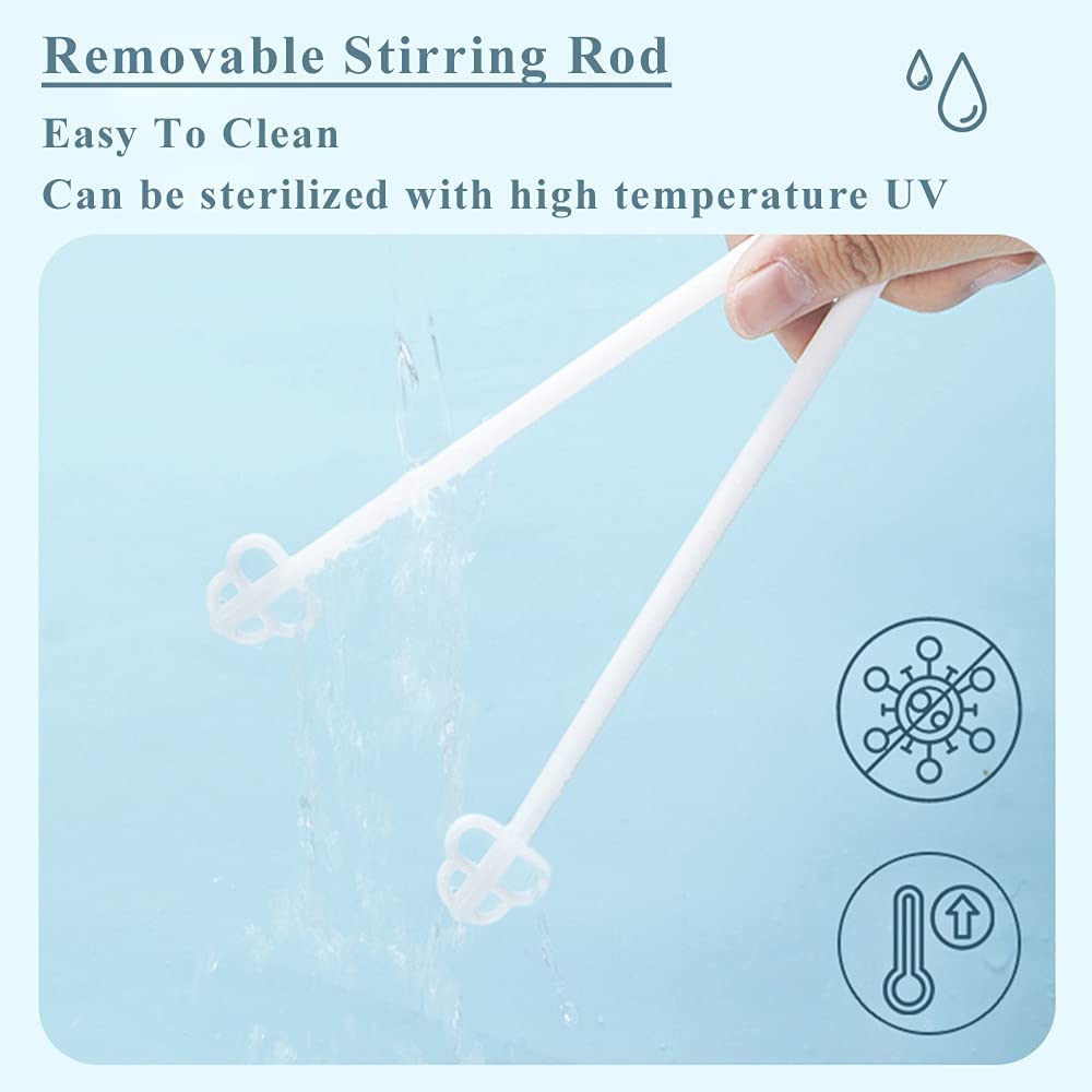 Electric Formula Mixer for Baby Milk Powder - Handheld Mini Blender Stirrer - Rechargeable Drink Mixer for Smoothies, Coffee & Protein Shakes - Perfect for Travel, Home & Office Use