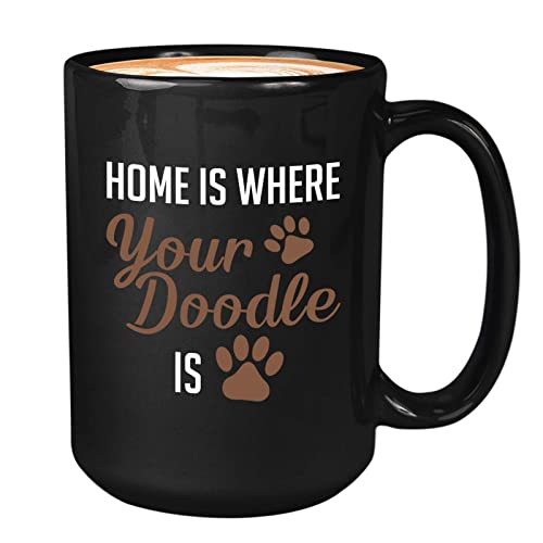 Home is where your doodle is Black