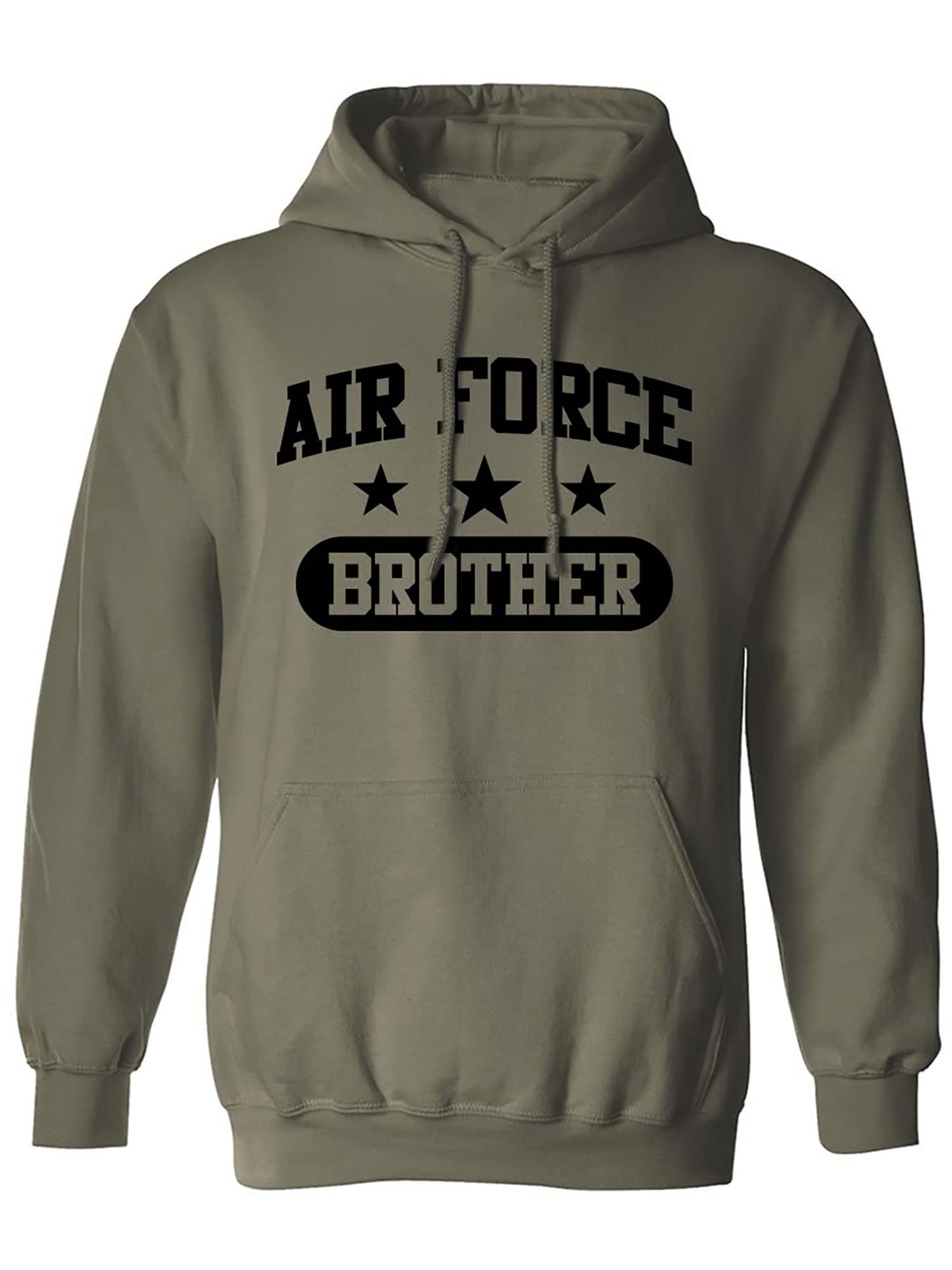 ZeroGravitee Air Force Brotherhood Hooded Sweatshirt - Men's Military Style Pullover Hoodie for Casual Wear & Outdoor Activities