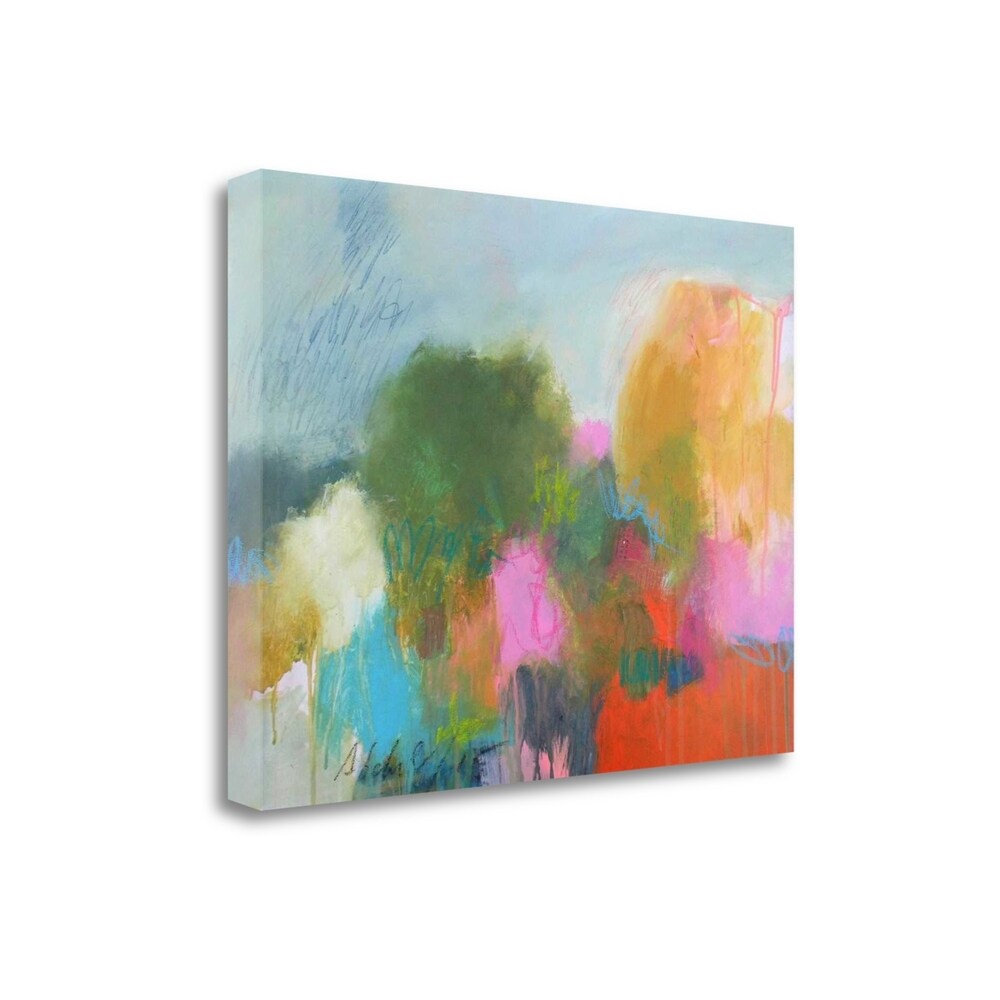 Anna Schueler 'A Day At The Coast 0.2' Giclee Print on Gallery Wrap Canvas - Coastal Wall Art for Beach House Decor & Living Room