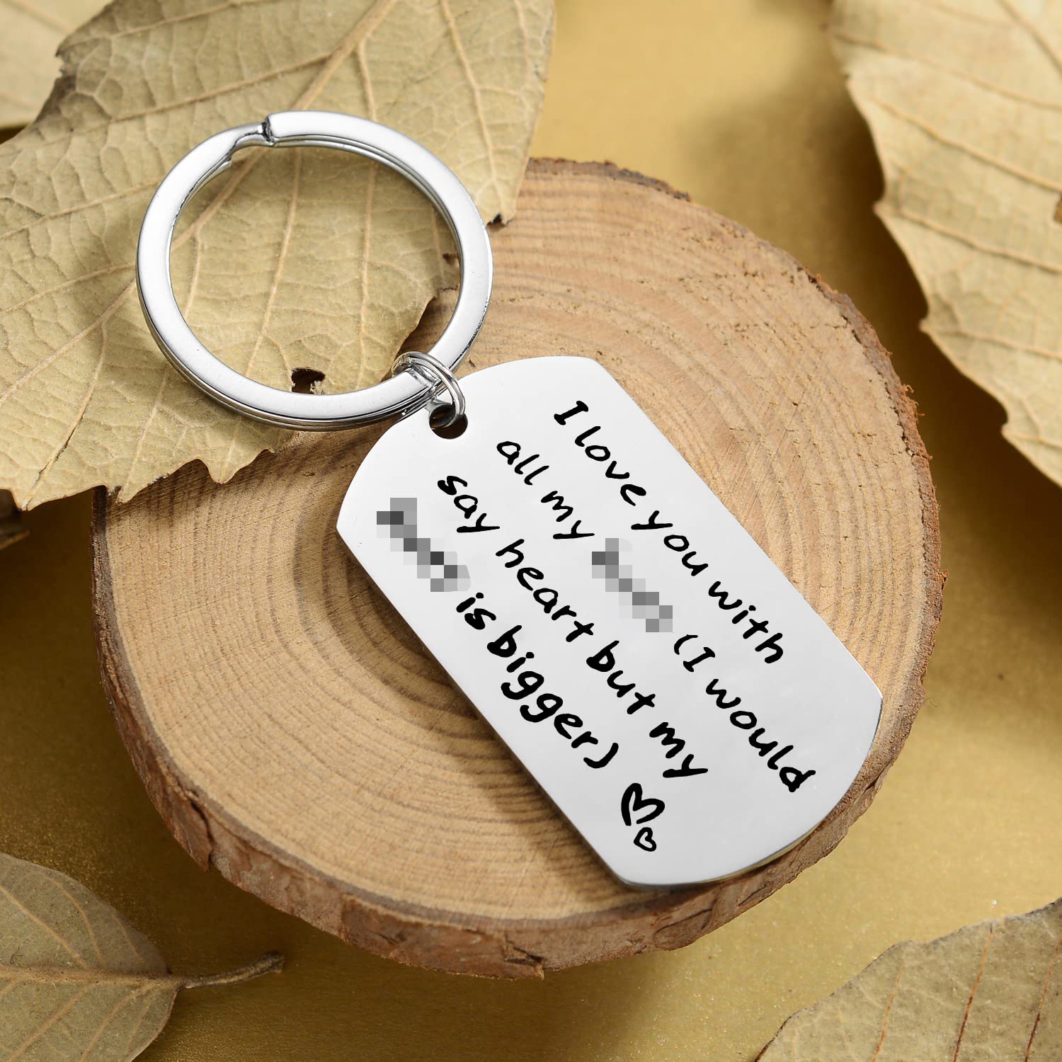 Funny Husband Keychain - Unique Boyfriend Gift from Girlfriend, Valentine's Day & Christmas Present - Perfect for Anniversary, Birthday & Couple Keepsakes