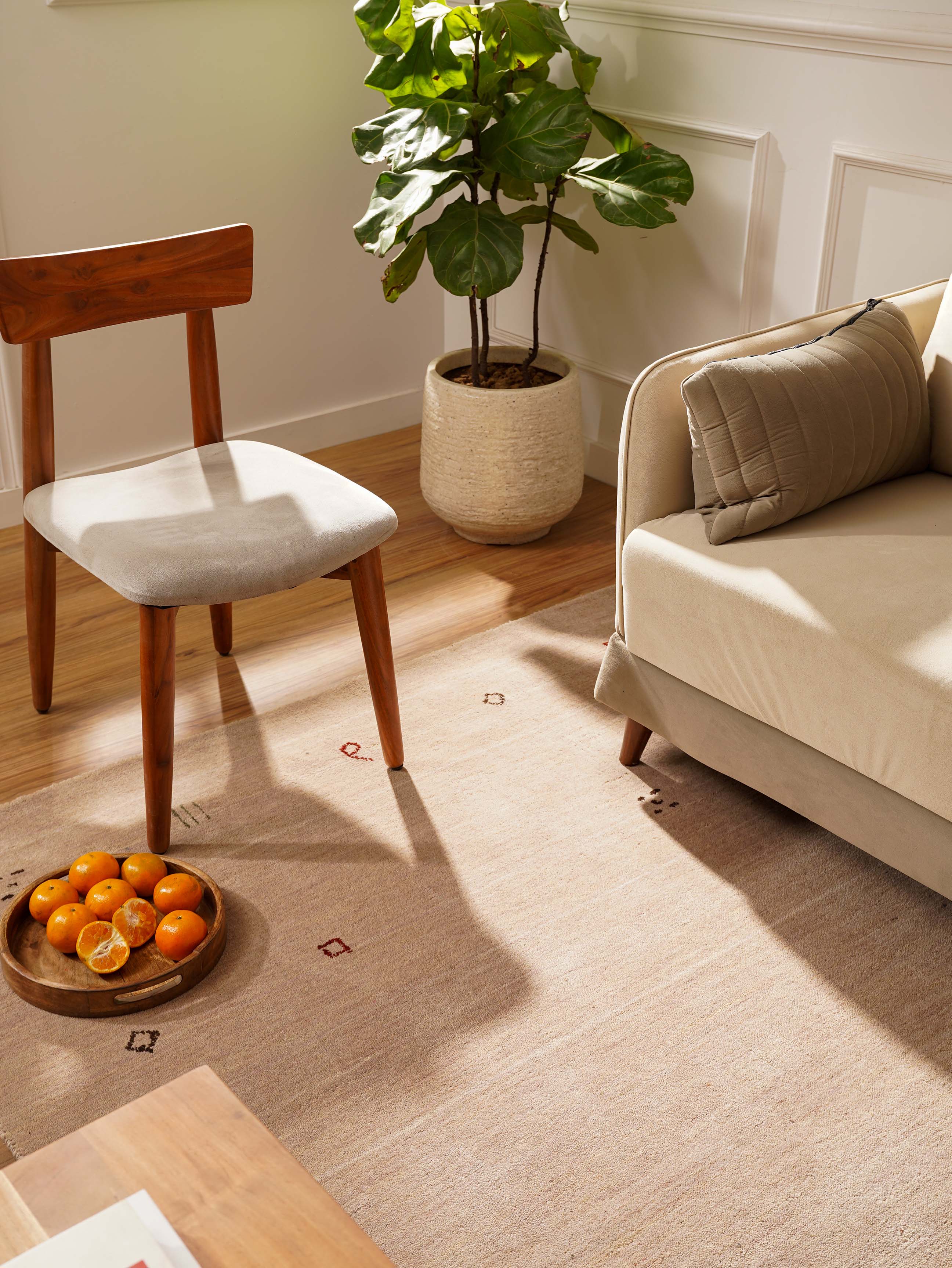 Prism Premium Hand-Knotted Wool Rug - Soft & Durable for Living Room, Bedroom, or Office Decor