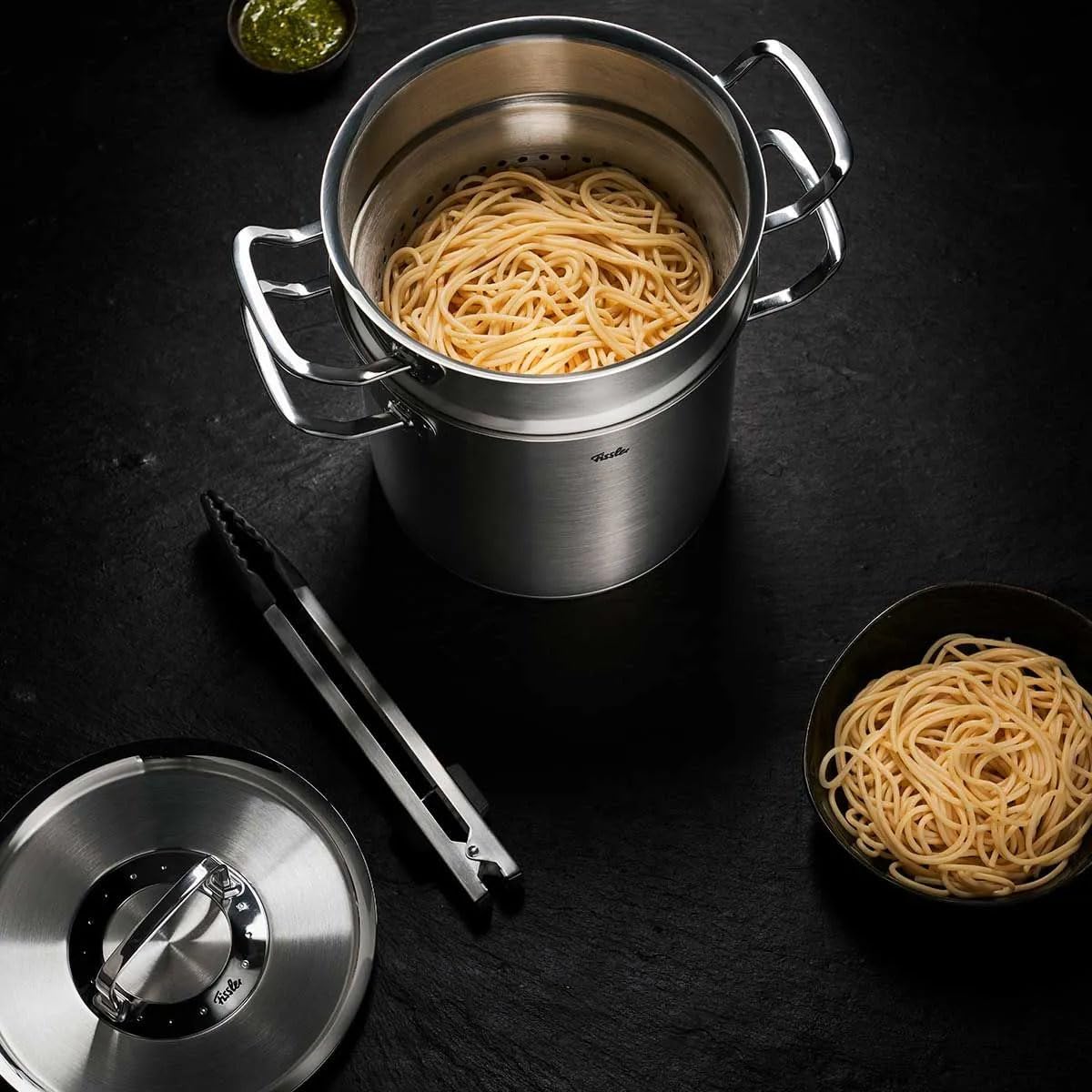 Fissler Original-Profi Collection 6.3 Quart Stainless Steel Multi-Pot with Steamer Insert & Metal Lid - Perfect for Cooking, Steaming & Meal Prep in Modern Kitchens