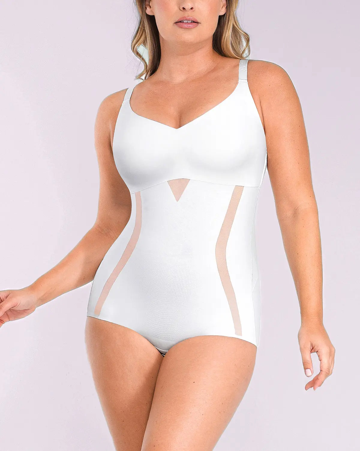 INNER ARMOR™ Comfy Smoothing Bodysuit for Women - Seamless Shapewear Tummy Control Bodysuit - Perfect for Everyday Wear, Workout & Special Occasions
