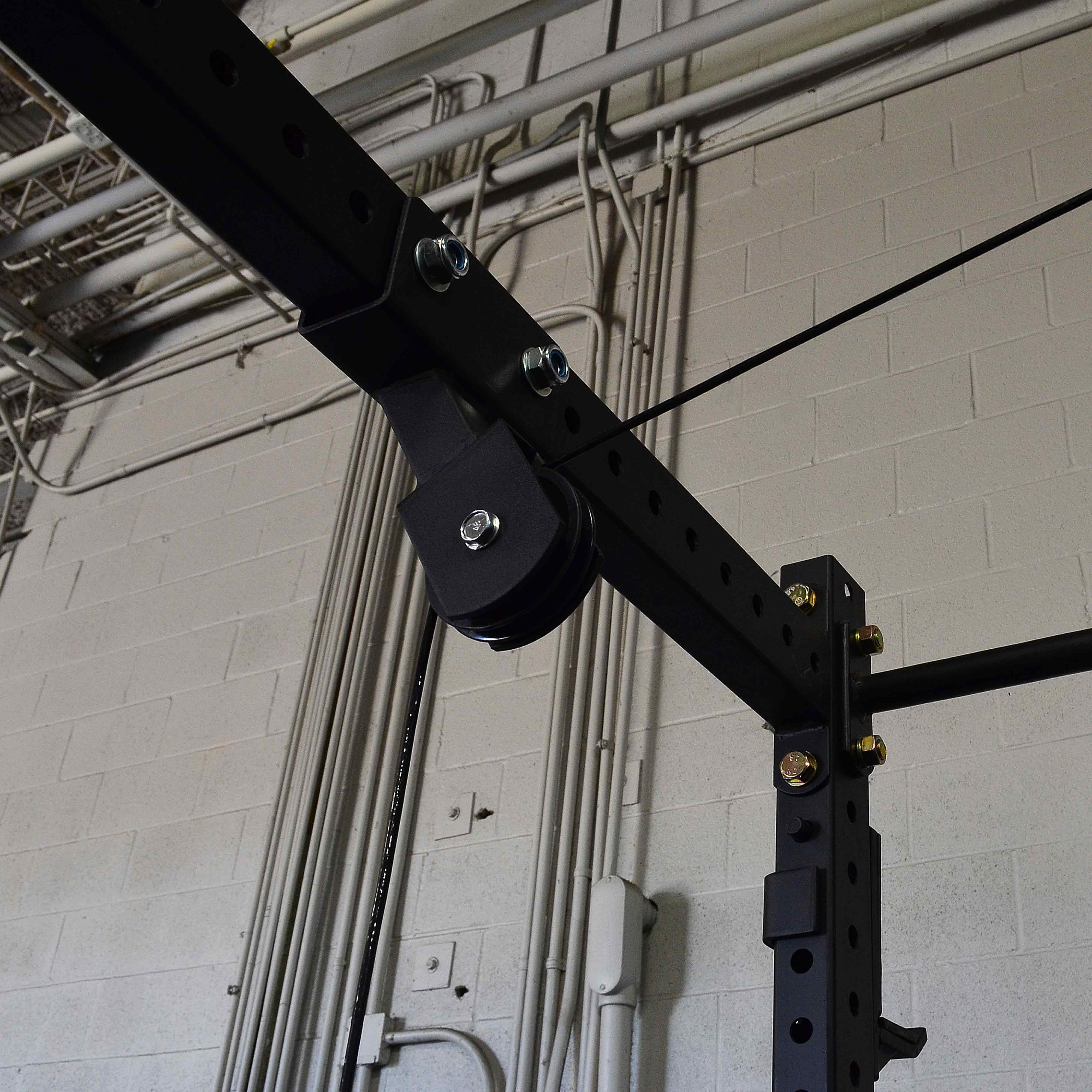 3 Series Rack Mounted Pulley System - Heavy Duty Gym Equipment for Home & Commercial Use - Perfect for Weight Training, CrossFit, and Functional Fitness Workouts