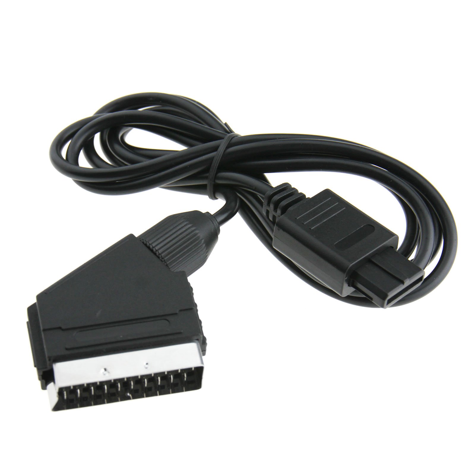 1.8m RGB SCART Video AV Cable 21-Pin 21PINS Connection Cable Compatible with Nintendo - Perfect for Retro Gaming & Home Theater Setups