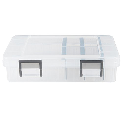 Adjustable Plastic Storage Box with Dividers - Organize Small Parts, Tools & Craft Supplies - Perfect for DIY, Garage, Workshop & Office Organization