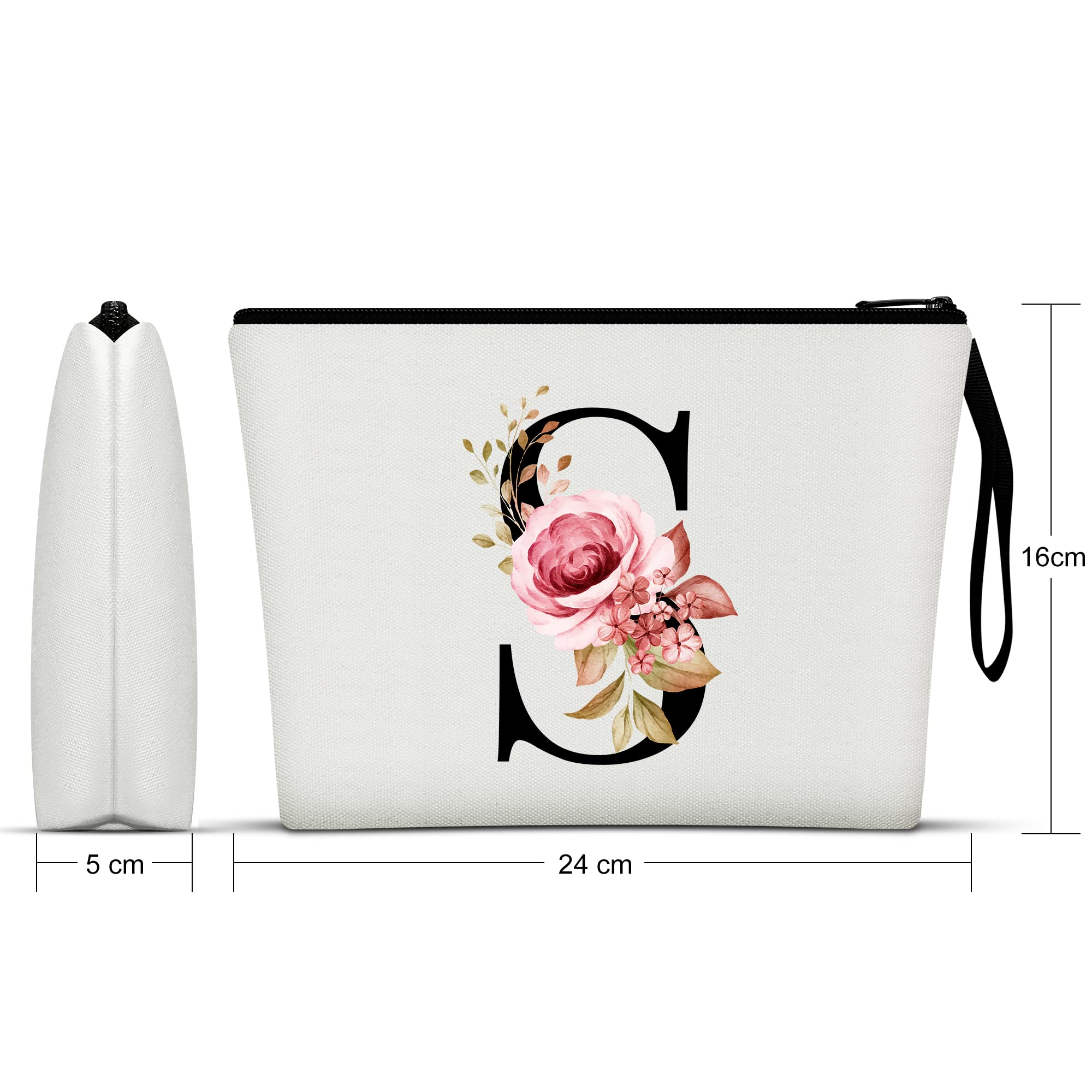 Personalized Makeup Bag for Women - Custom Cosmetic Pouch for Mom, Best Friend & Bridesmaid - Perfect Birthday Gift & Wedding Accessory - Great for Travel, Daily Use & Special Occasions (Small Size)