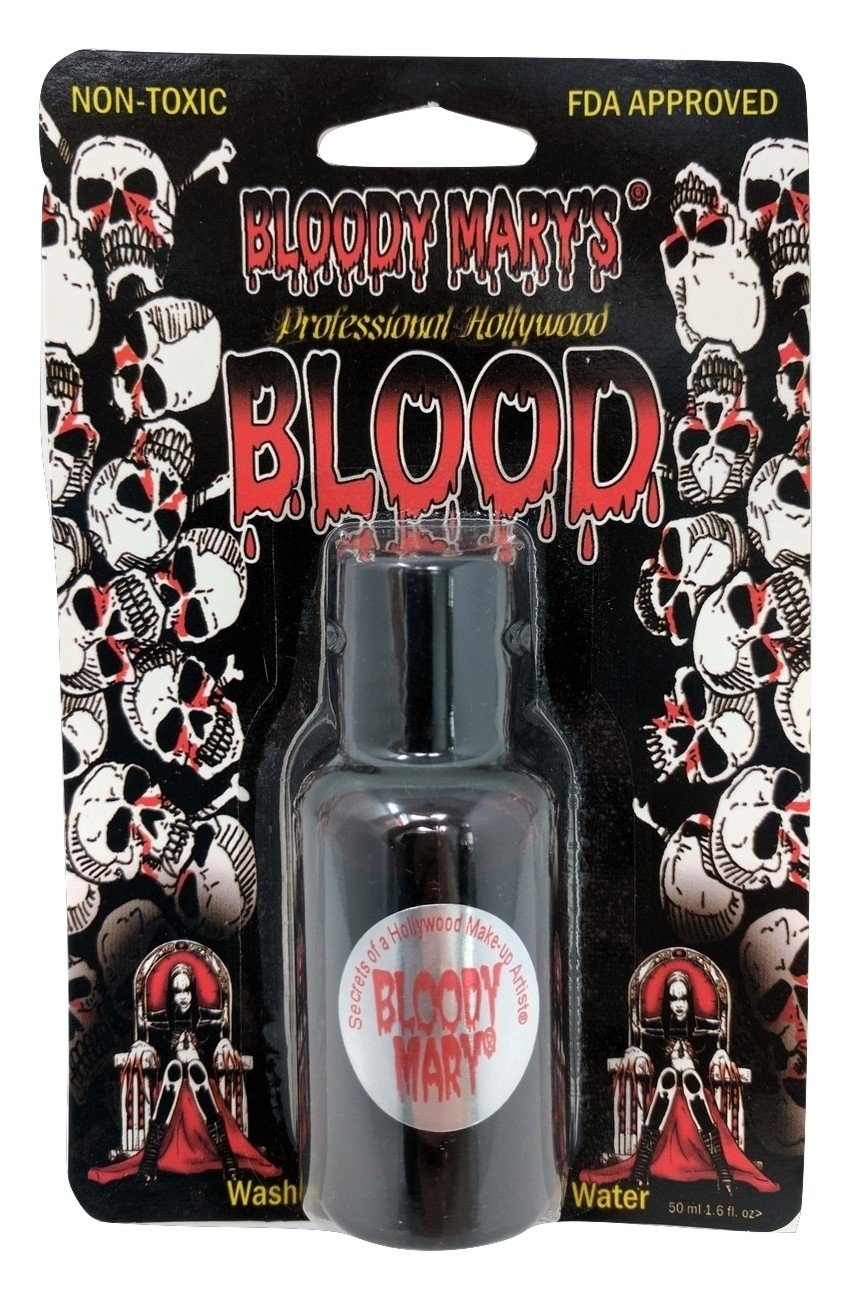 Best Fake Blood for Halloween & Cosplay - Realistic Bloody Mary Effect for Costumes, Theater & Special FX Makeup