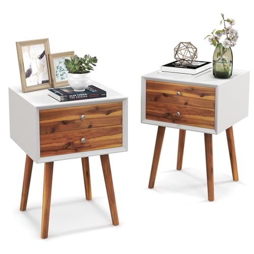 White & Walnut