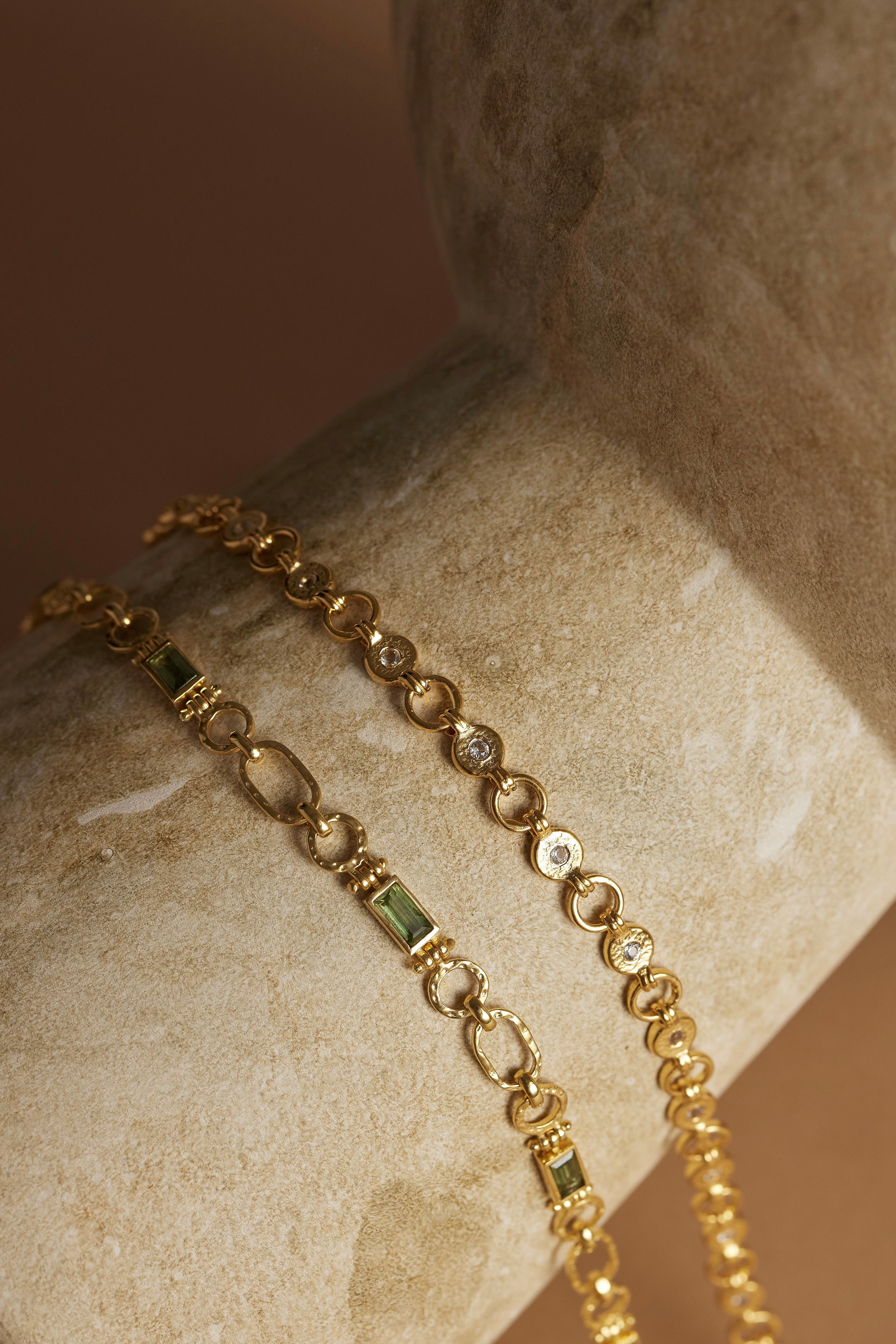 Petra Apatite Gold Necklace for Women - Elegant Blue Gemstone Jewelry Gift for Birthday, Anniversary & Special Occasions