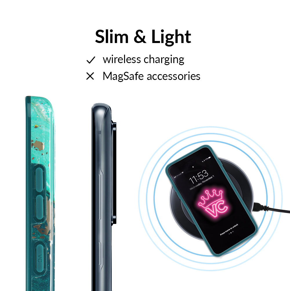 Premium Emerald Marble Samsung Phone Case - Durable Protective Cover for Samsung Galaxy [Model] - Stylish & Slim Design for Everyday Use, Work, and Travel