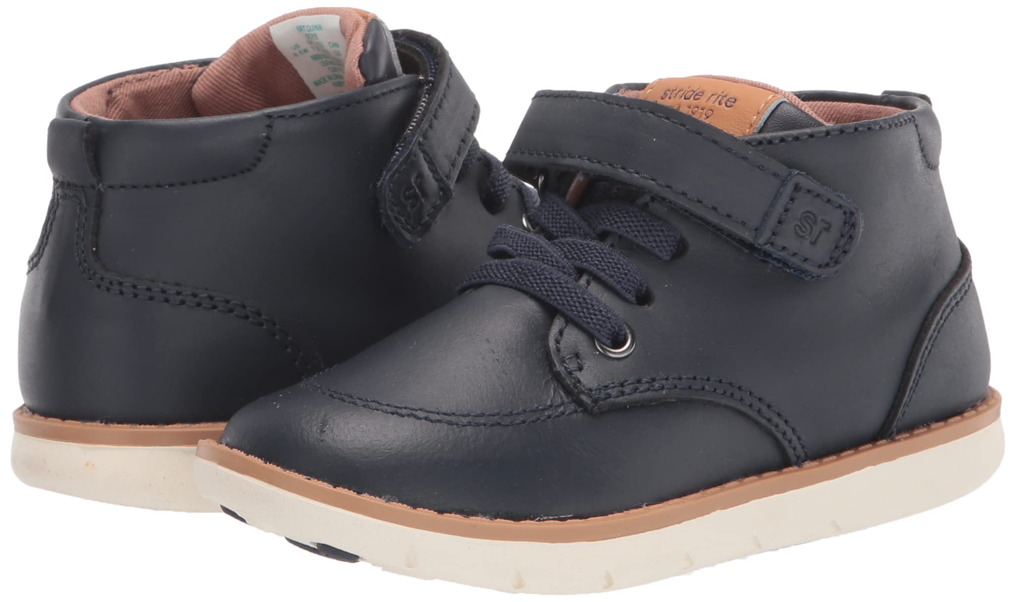 Stride Rite SRT Quinn Sneakers for Baby Boys | Comfortable & Durable Toddler Shoes for Walking & Playtime