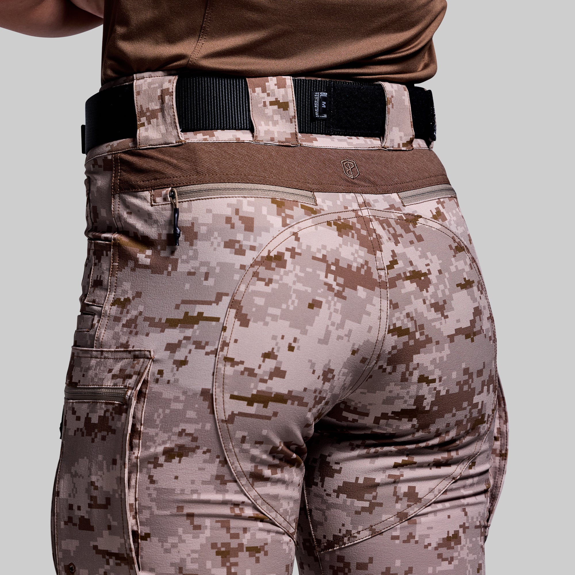 Women's Tactical Pants - Desert Digital Camo Combat Pants for Outdoor, Hiking & Airsoft | Lightweight Durable Military Style Cargo Pants