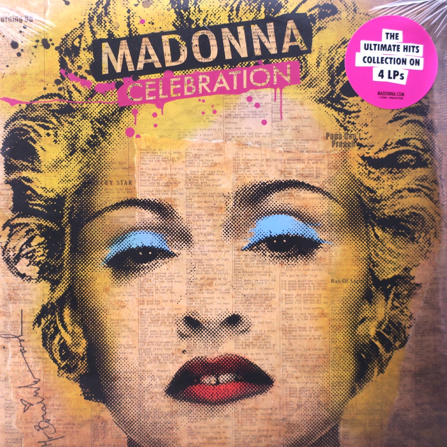 Madonna 'Celebration' Vinyl 4LP Box Set - Limited Edition Collectible Record for Music Enthusiasts - Perfect for Home Listening, DJ Sets, and Vinyl Collections