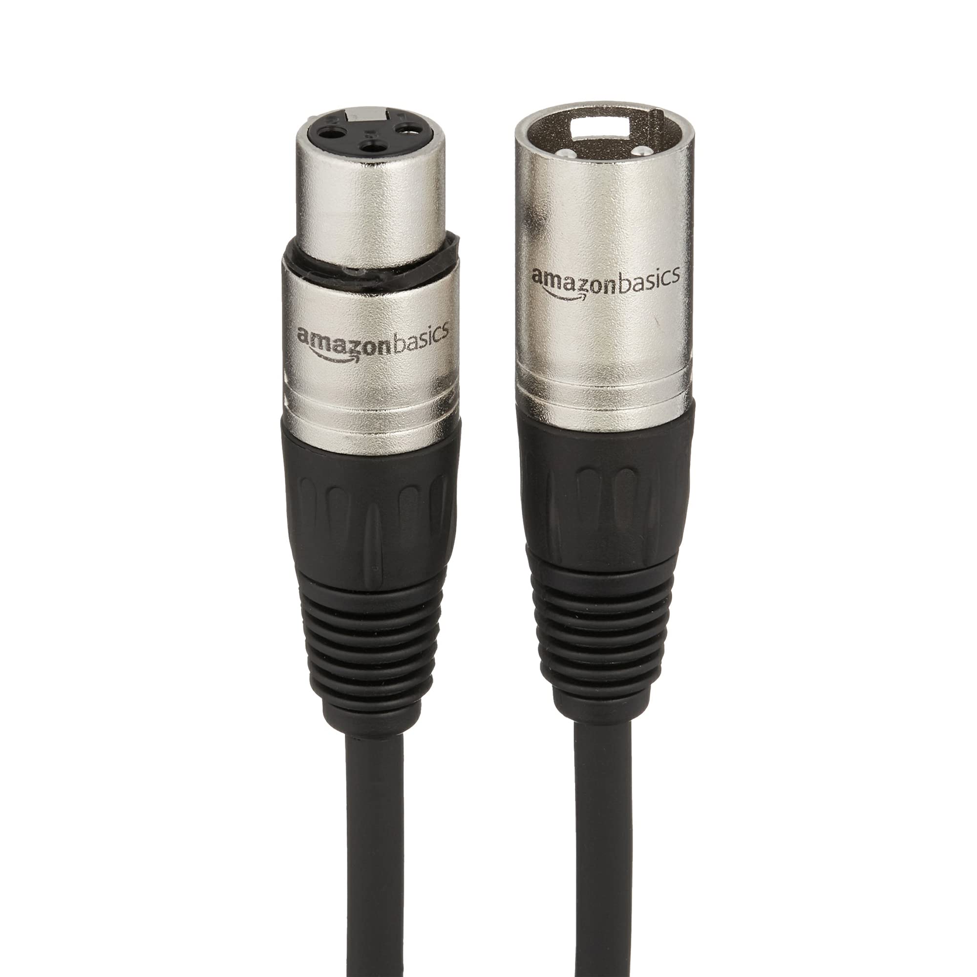 TC-Helicon Go XLR Mini DJ Mixer & Amazon Basics 10ft XLR Male to Female Microphone Cable - Professional Audio Equipment for Live Streaming, Podcasting & Music Production