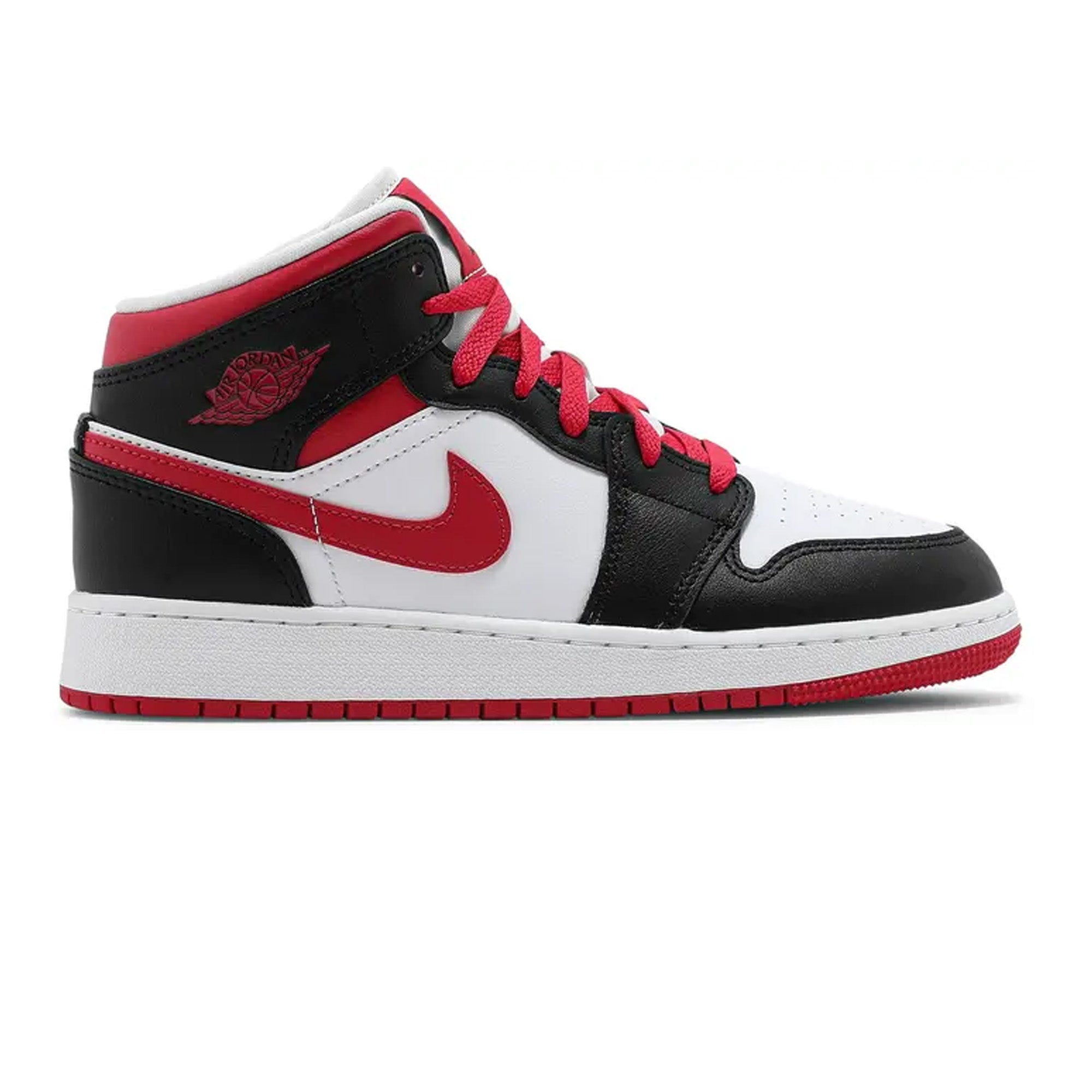 Air Jordan 1 Mid 'Very Berry' GS Basketball Shoes for Girls - Stylish Sneakers for School, Sports & Casual Wear
