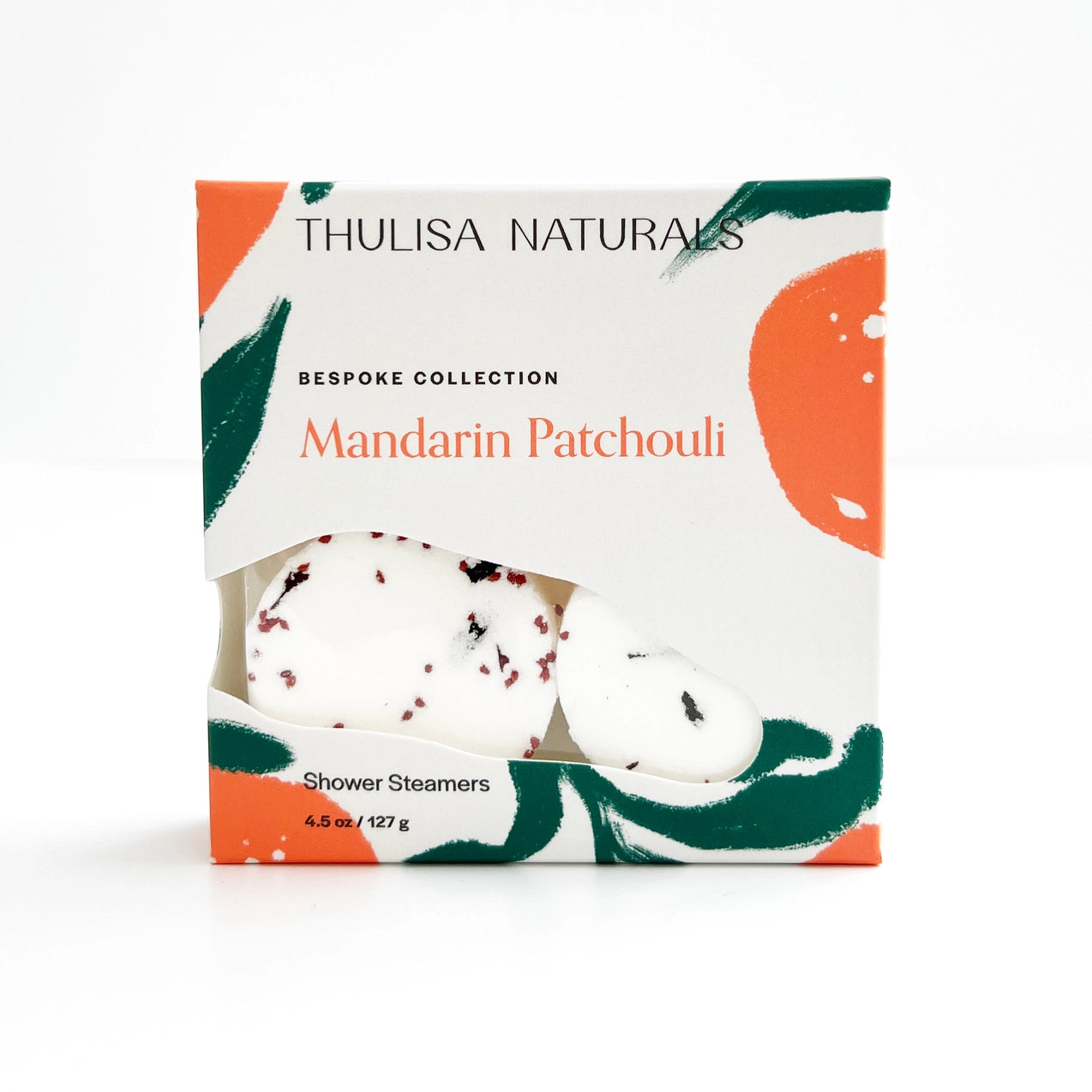 Refreshing Mandarin & Patchouli Aromatherapy Shower Steamer for Relaxation & Stress Relief – Perfect for Spa-Like Bathroom Experience