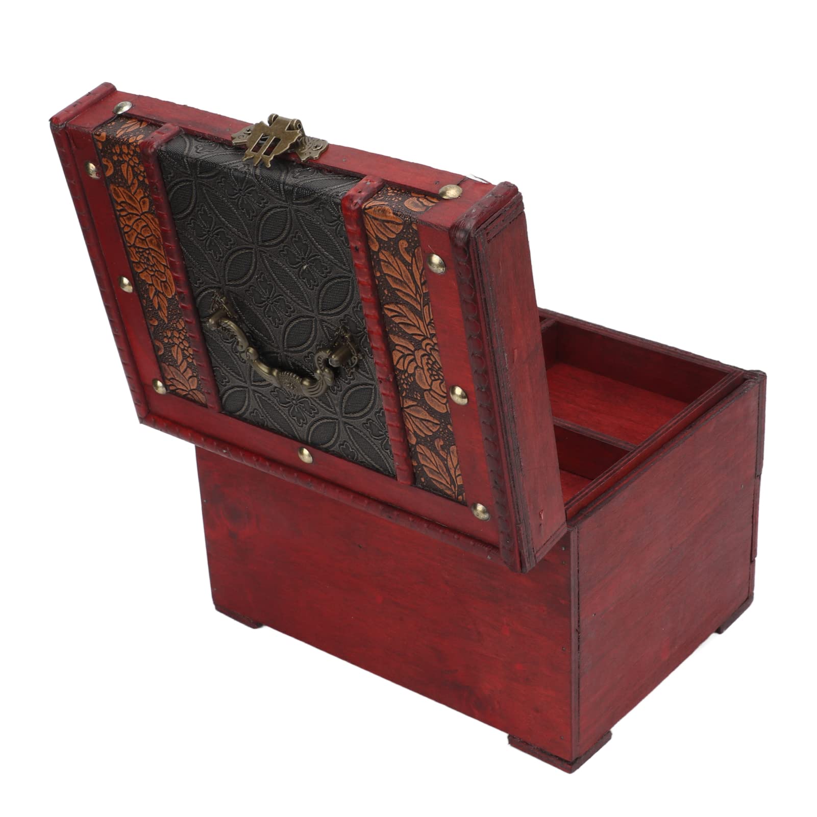 Vintage Jewelry Box with Exquisite Workmanship - Elegant Retro Design Jewelry Storage Organizer for Necklaces, Rings & Earrings | Perfect Gift for Women, Home Decor & Wedding Accessories