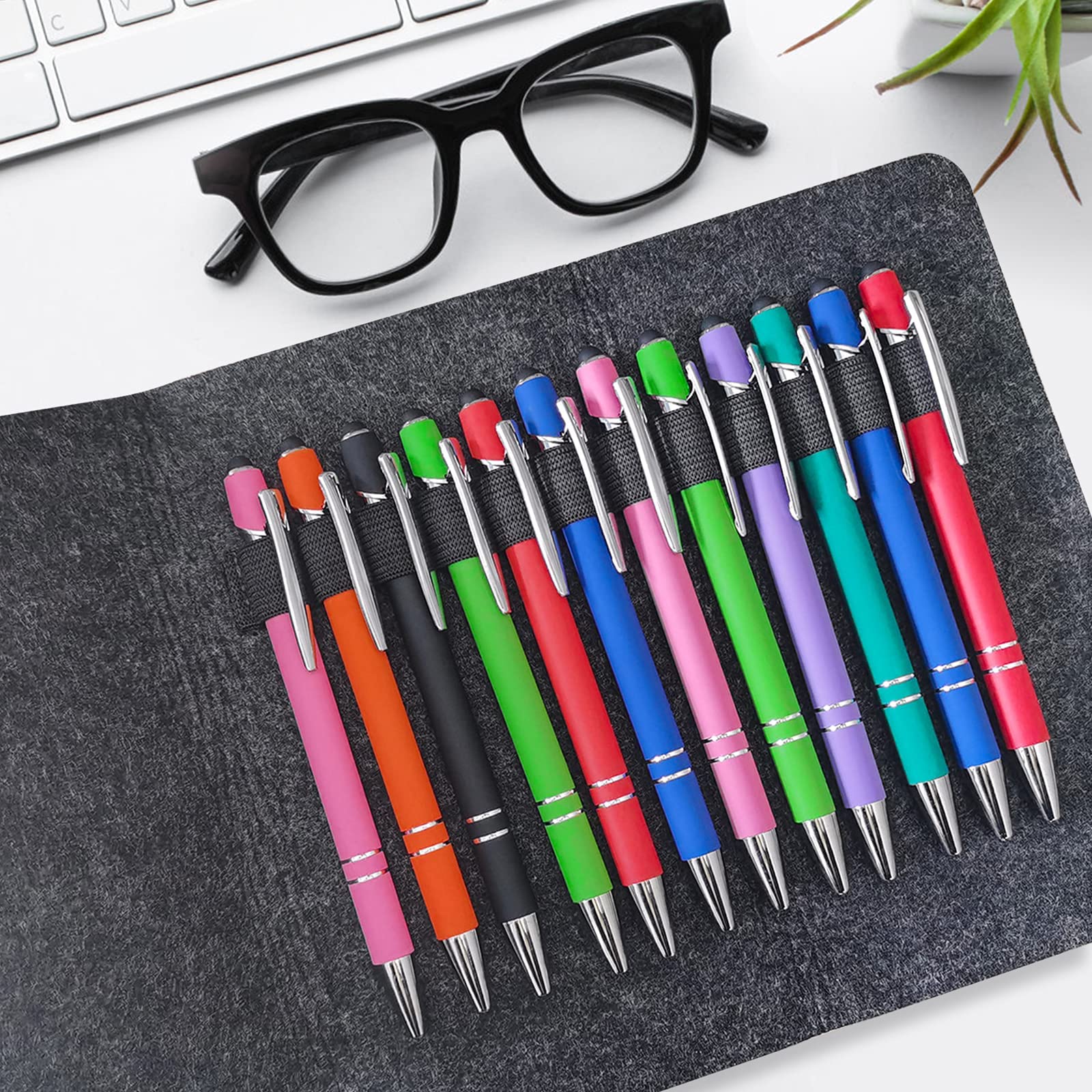 500 Custom Personalized Ballpoint Pens with Name & Logo - Bulk Engraved Promotional Pens for Business, Graduation, Birthday Gifts - Perfect for Corporate Events, School Supplies & Branding