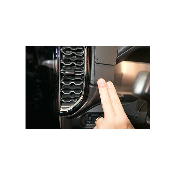 ClicOn No Holes Center Dash Mount for Ford Ranger 2022-2024, Ford Ranger Wildtrak 2022-2024 & Ford Everest 2022-2024 | Universal Phone Holder for Off-Roading, Camping & Daily Commute