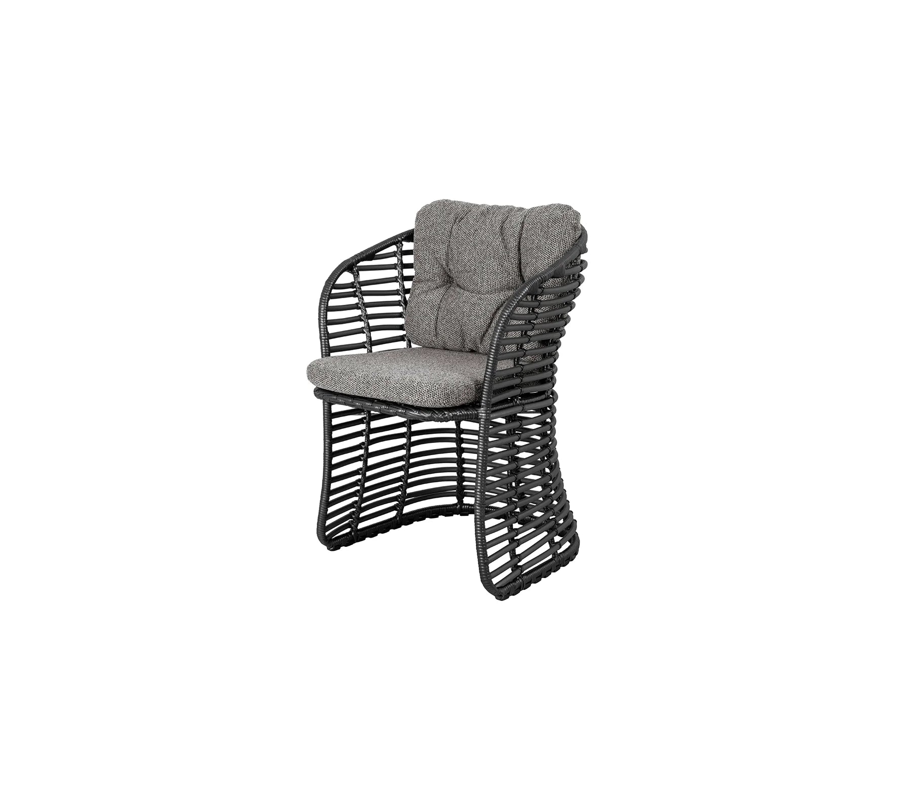 Outdoor Wicker Dining Chairs Set of 2 - Patio Furniture for Garden, Poolside, and Backyard - Weather-Resistant Rattan Chairs with Cushions