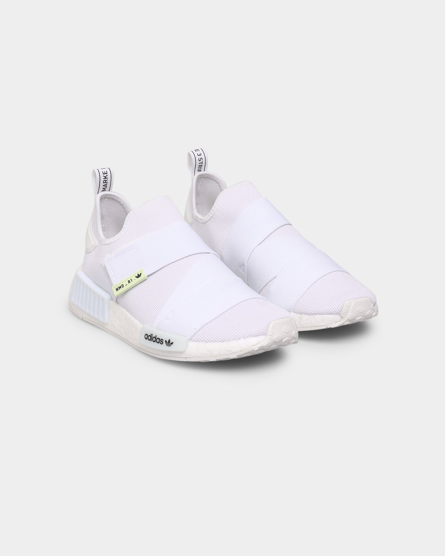 Adidas Women's NMD_R1 Running Shoes - Cloud White/Core Black - Lightweight Comfort Sneakers for Women, Gym Workout & Casual Wear