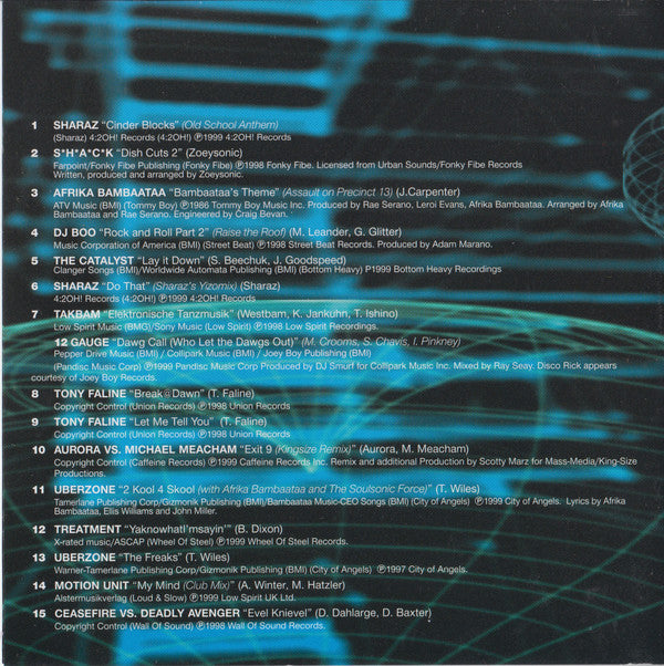 Afrika Bambaataa - United DJs of America Vol.13: Electro Funk Breakdown CD - DJ Mix Compilation Promo (NM/Mint) - Perfect for Dance Parties & Music Collectors