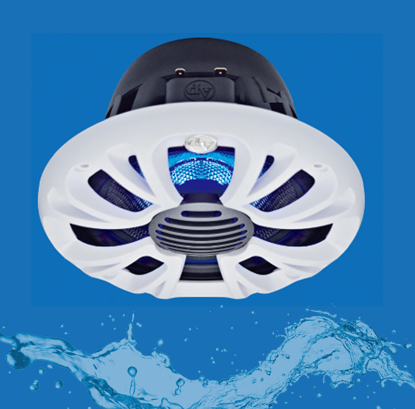 APMP T625LD Coaxial 2-Way Marine Speaker - Waterproof Boat Speakers for Outdoor Marine Audio System, Perfect for Boats, Yachts, and Watercrafts