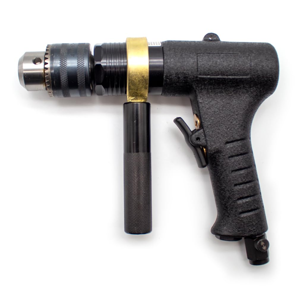 13MM Pneumatic Drill Tapping Machine - High Power Air Drilling Tool with Air Gun Design for Metalworking, Woodworking & DIY Projects