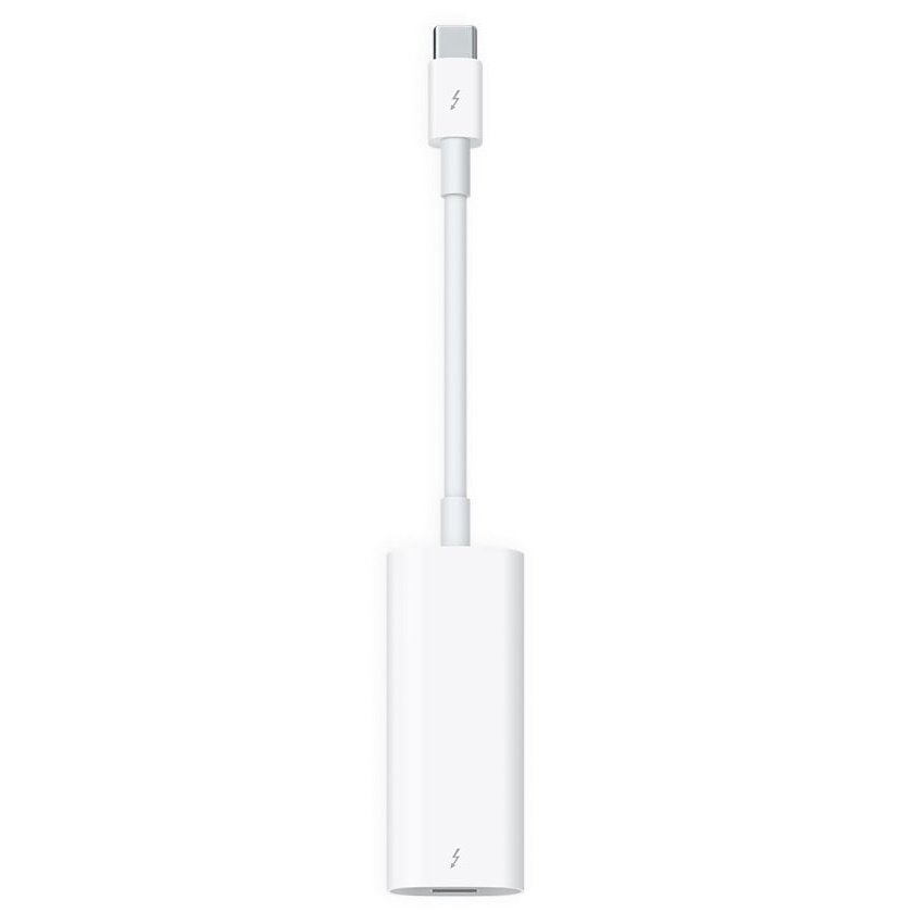 Apple Thunderbolt 3 (USB-C) to Thunderbolt 2 Adapter Converter - High-Speed Data Transfer for MacBook Pro, iMac & Mac Mini - Perfect for Video Editing, External Storage & Pro Workflows