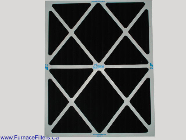 20x25x1 Carbon Pleated Furnace Air Filters - Pack of 12 | MERV 8 Dust & Allergen Reduction | Perfect for Home HVAC Systems, Offices & Commercial Buildings