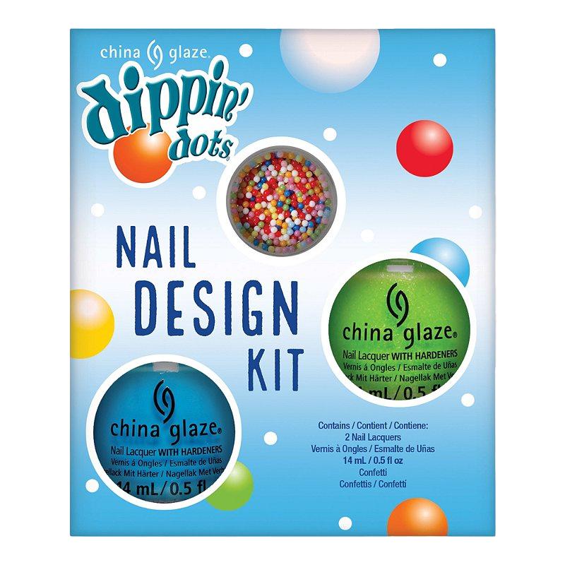 China Glaze Dippin' Dots Nail Design Kit #85221 - Fun Nail Art for Parties, Salons & DIY Manicures at Home