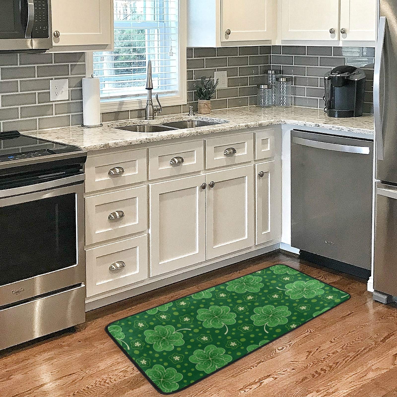 Non-Slip St. Patrick's Day Kitchen & Bathroom Rugs - 39