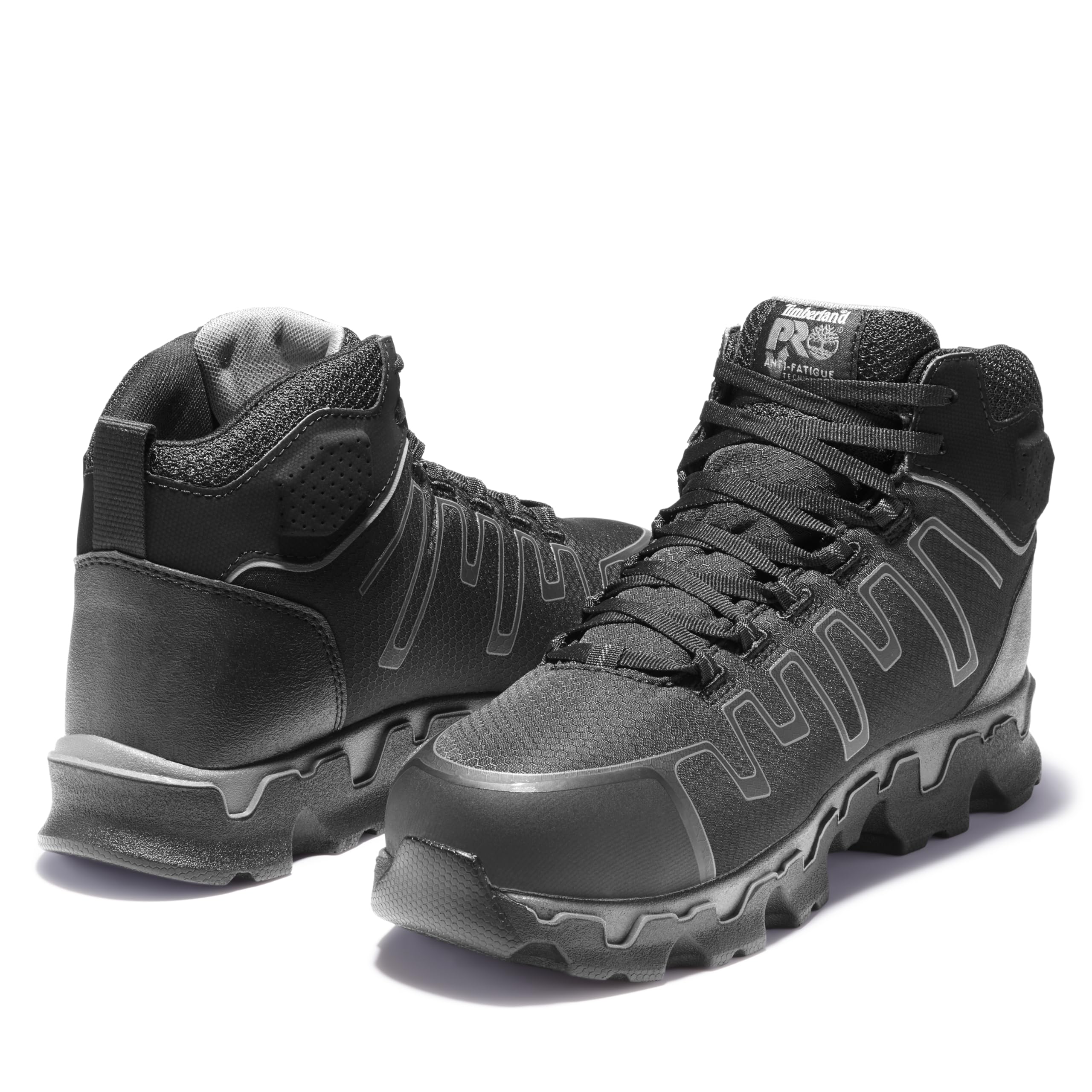 Timberland PRO Men's Powertrain Sport Mid Alloy Safety Toe Industrial Work Shoes - Durable & Comfortable for Construction, Warehouse & Outdoor Work