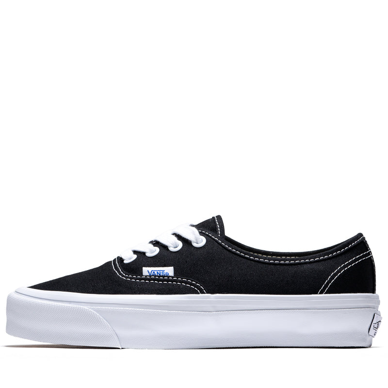 Vans Authentic Reissue 44 LX Sneakers - Black & White Canvas Skate Shoes for Men & Women | Casual Wear, Street Style & Skateboarding