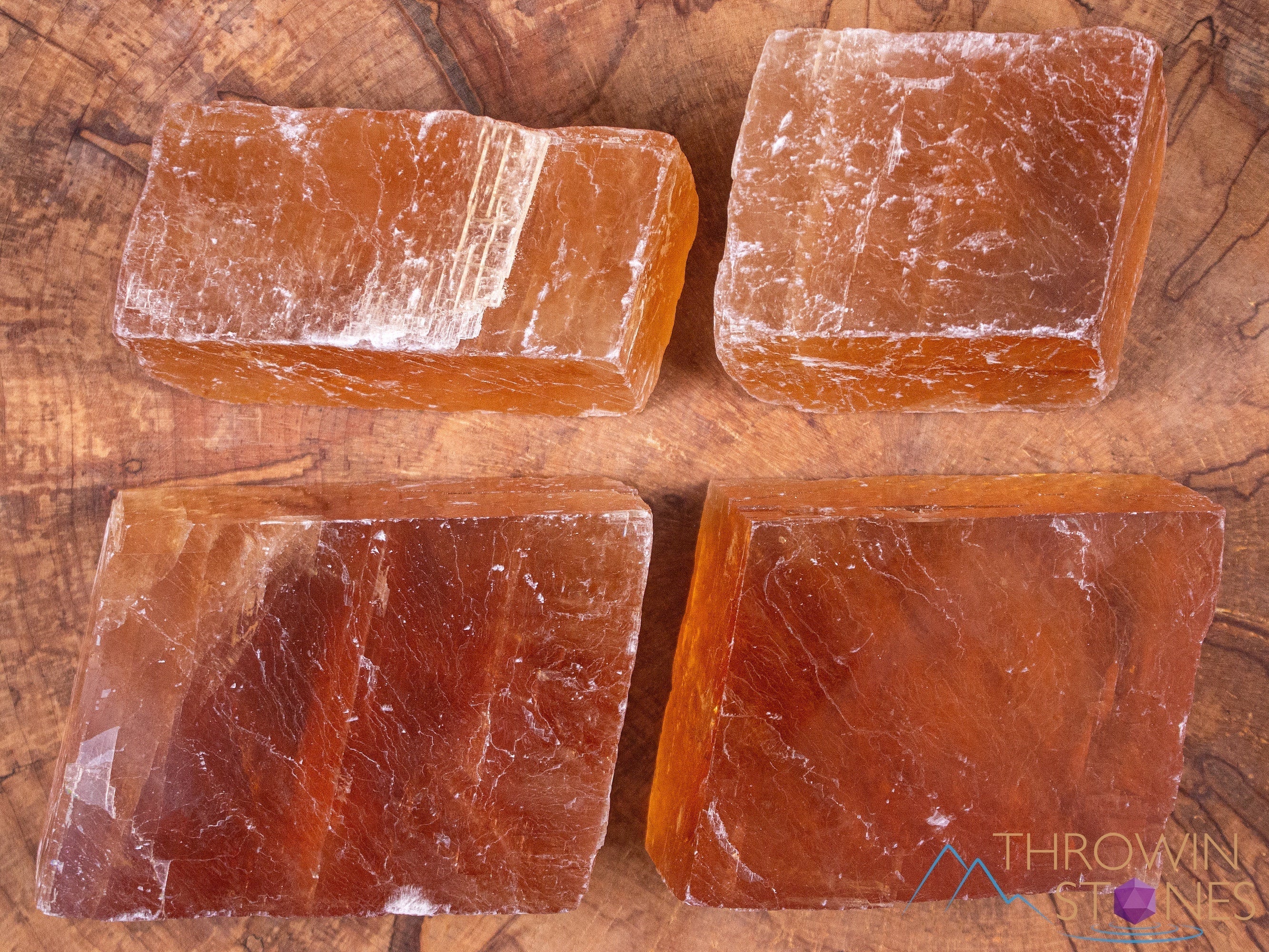 Orange Calcite Raw Crystal - Extra Large Rhombohedron Specimen for Metaphysical Healing, Home Decor, Mineral Collection | Natural Stone for Meditation, Reiki & Crystal Grids