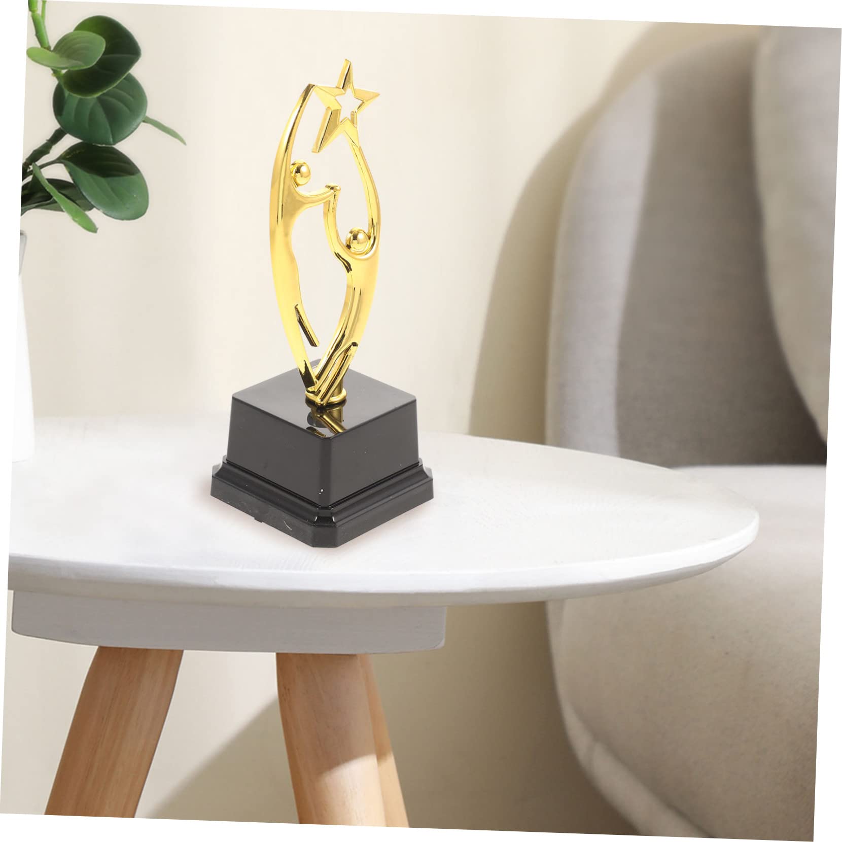 Toddmomy 3-Piece Musical Trophy Toy Set - Soccer, Basketball & Football Champion Medals for Kids | Durable ABS Plastic Awards for Sports Day, Birthday Parties & School Competitions