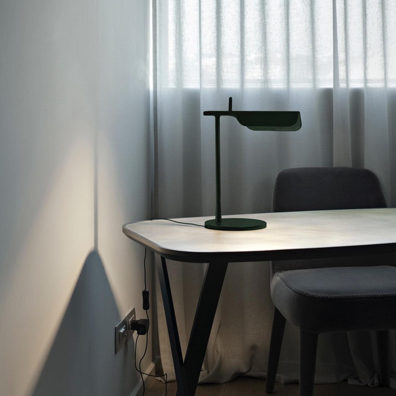 Pivot Ease Adjustable LED Table Lamp with USB Port - Modern Desk Light for Home Office, Bedroom & Study Room - Perfect for Reading, Working & Nightstand Use