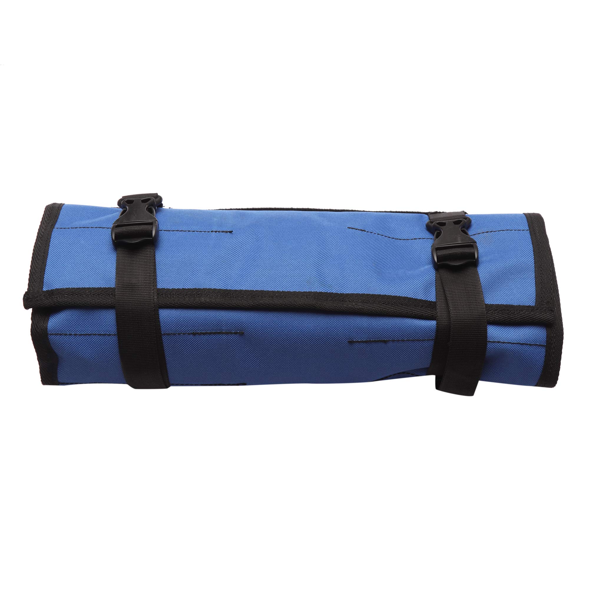 35-Pocket Wrench Roll Bag - Heavy Duty Waterproof Tool Organizer for Metric/SAE Wrenches - Workshop & Travel Use