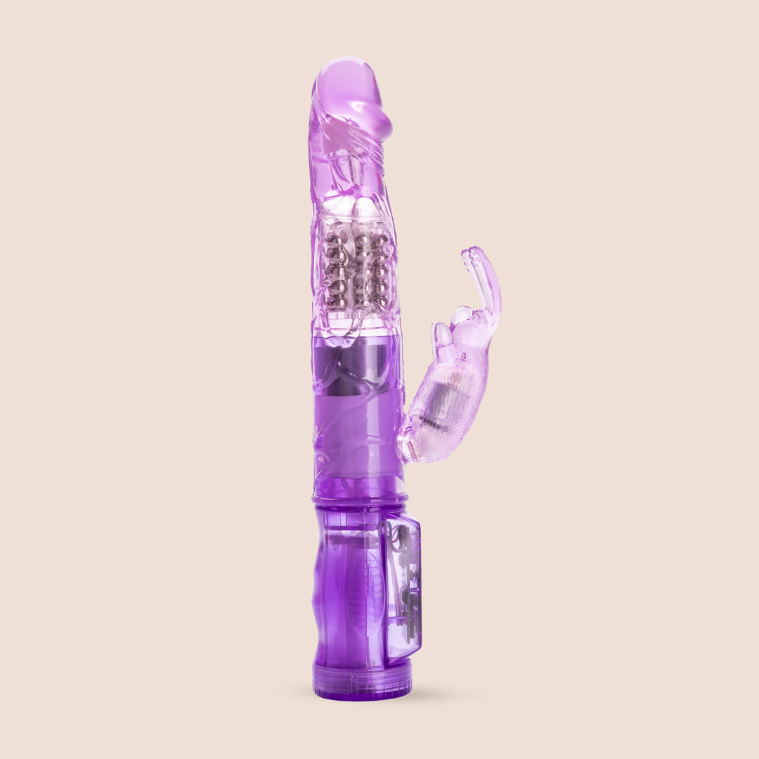 Jack Rabbit® Petite - Waterproof Rechargeable Personal Massager with Rotation, Vibration & Flickering Modes - Perfect for Stress Relief & Muscle Relaxation at Home or Travel
