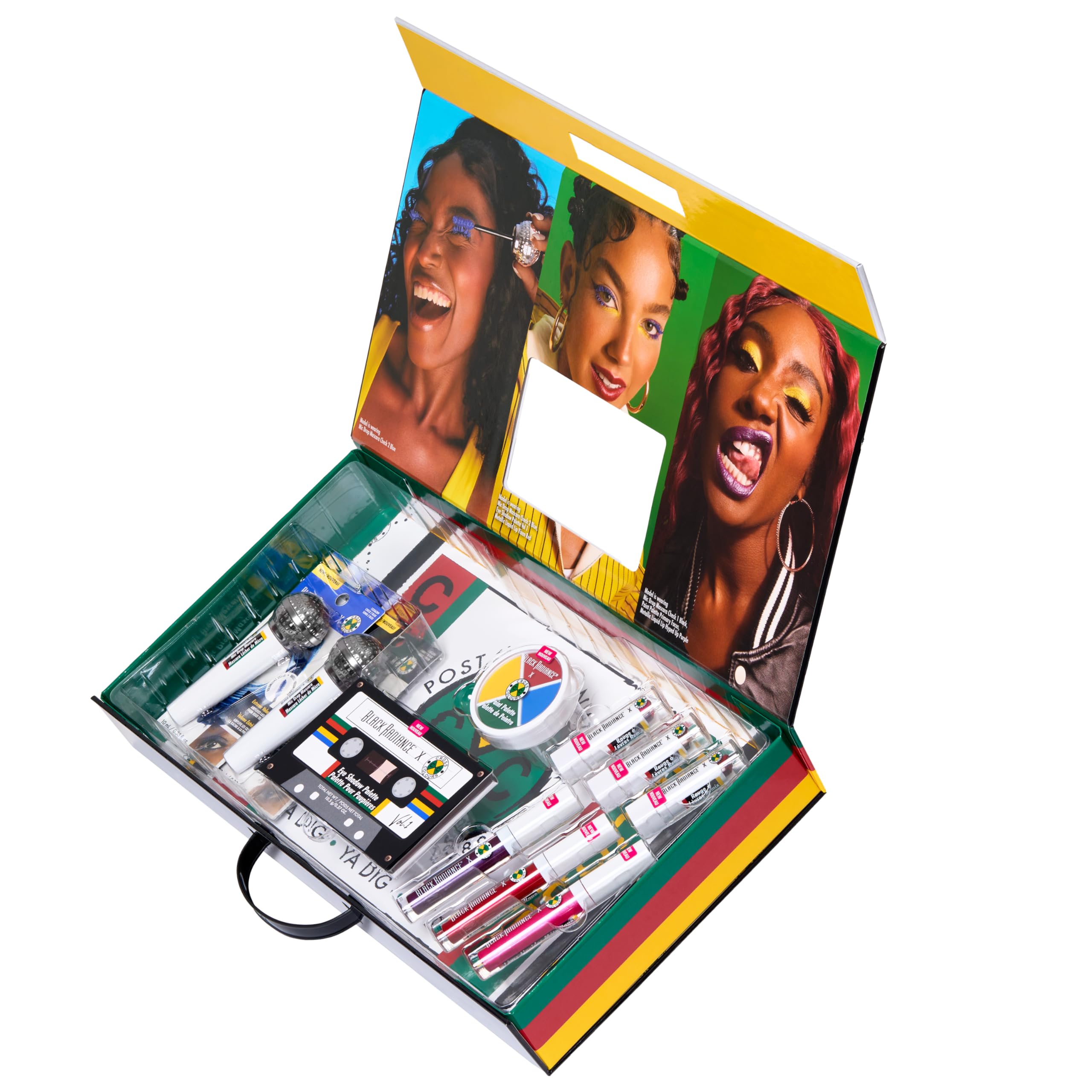 Black Radiance Cross Colours 10-Piece Makeup Set - Full Face Cosmetics Kit for Women | Perfect Gift for Makeup Lovers & Collectors | Great for Everyday Use, Parties & Special Occasions
