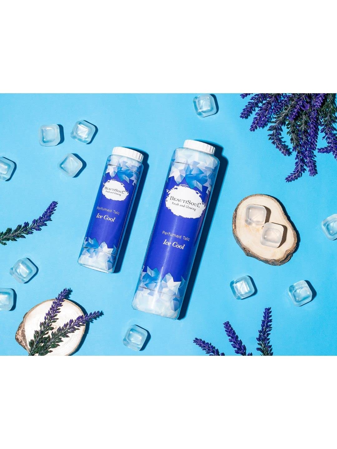 Beautisoul Ice Cool Perfumed Talcum Powder | Prickly Heat Cooling Powder for Summer | 300g + 100g Combo | Body Cooling Powder for Hot Weather & Heat Rash Relief | Perfect for Outdoor Activities, Gym & Daily Use