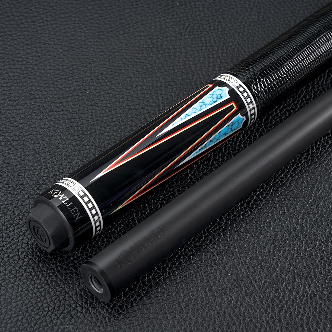 KONLLEN 58-inch Professional Carbon Fiber Pool Cue Stick - Low Deflection Billiard Cue with 12.5mm Tip for Adults | Full Carbon Technology, Pro Taper, Easy Control | Perfect for Tournament Play & Home Game Rooms