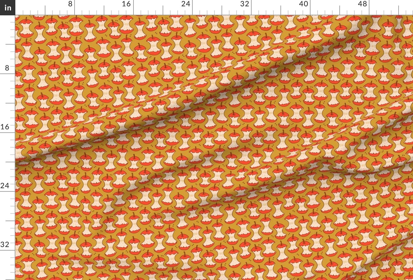 Fruit School Teacher Printed Minky Fabric Fat Quarter - Soft Plush Fabric for Sewing Baby Blankets, Quilt Backing & DIY Projects - Perfect for Nursery Decor, Kids Room & Gift Making