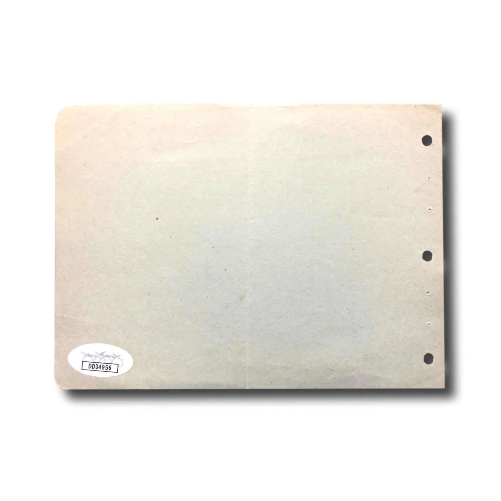 Jessica Dragonette Hand Signed Album Page Cut - JSA COA Authenticated Autograph - Gulliver's Travels Memorabilia - Perfect for Collectors, Framing & Music History Displays