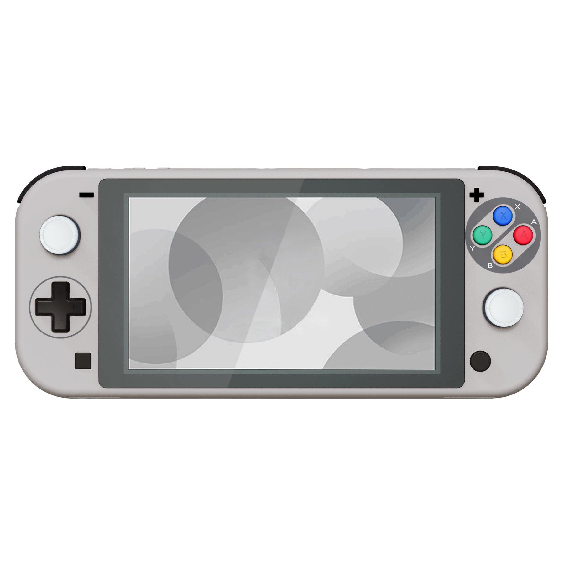 eXtremeRate SFC SNES Classic EU Style DIY Replacement Shell for Nintendo Switch Lite - Custom Controller Housing with Screen Protector | Durable Case Cover for NSL Handheld Console | Perfect for Gaming, Travel & Home Entertainment